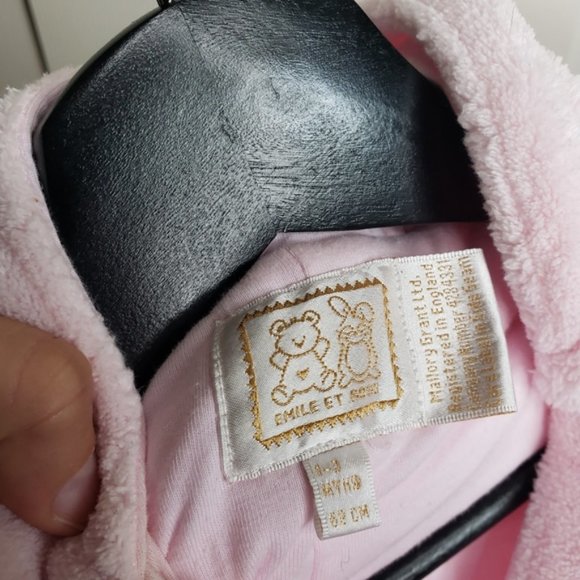 Emile et Rose fleece fuzzy infant baby snowsuit - Picture 4 of 4